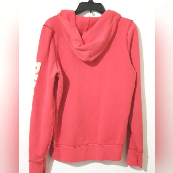 PINK V-neck Hoodie - Picture 2 of 6